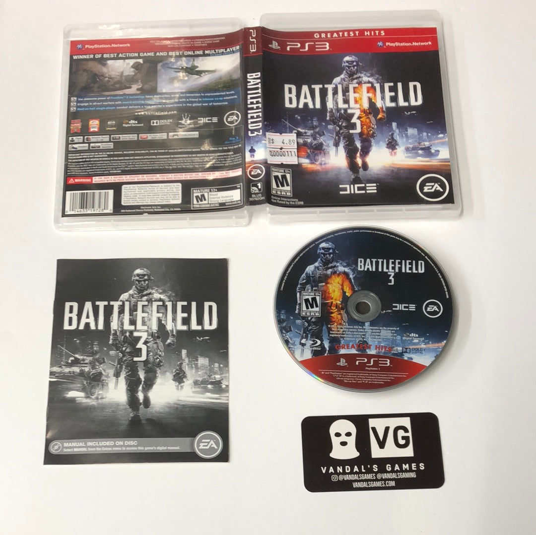 Ps3 - Battlefield 3 Greatest Hits Sony PlayStation 3 Complete #111