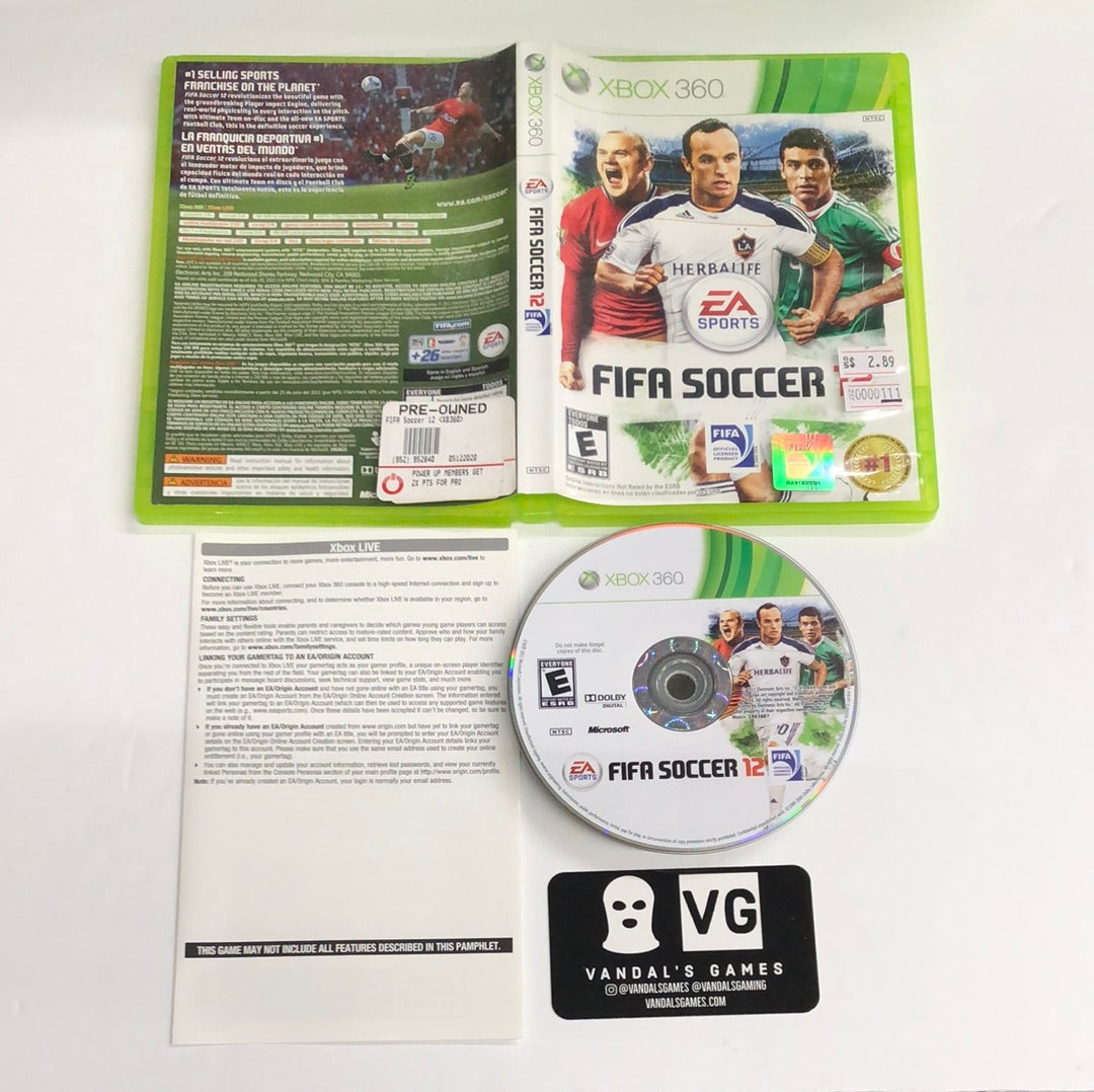 fifa soccer 12 xbox 360