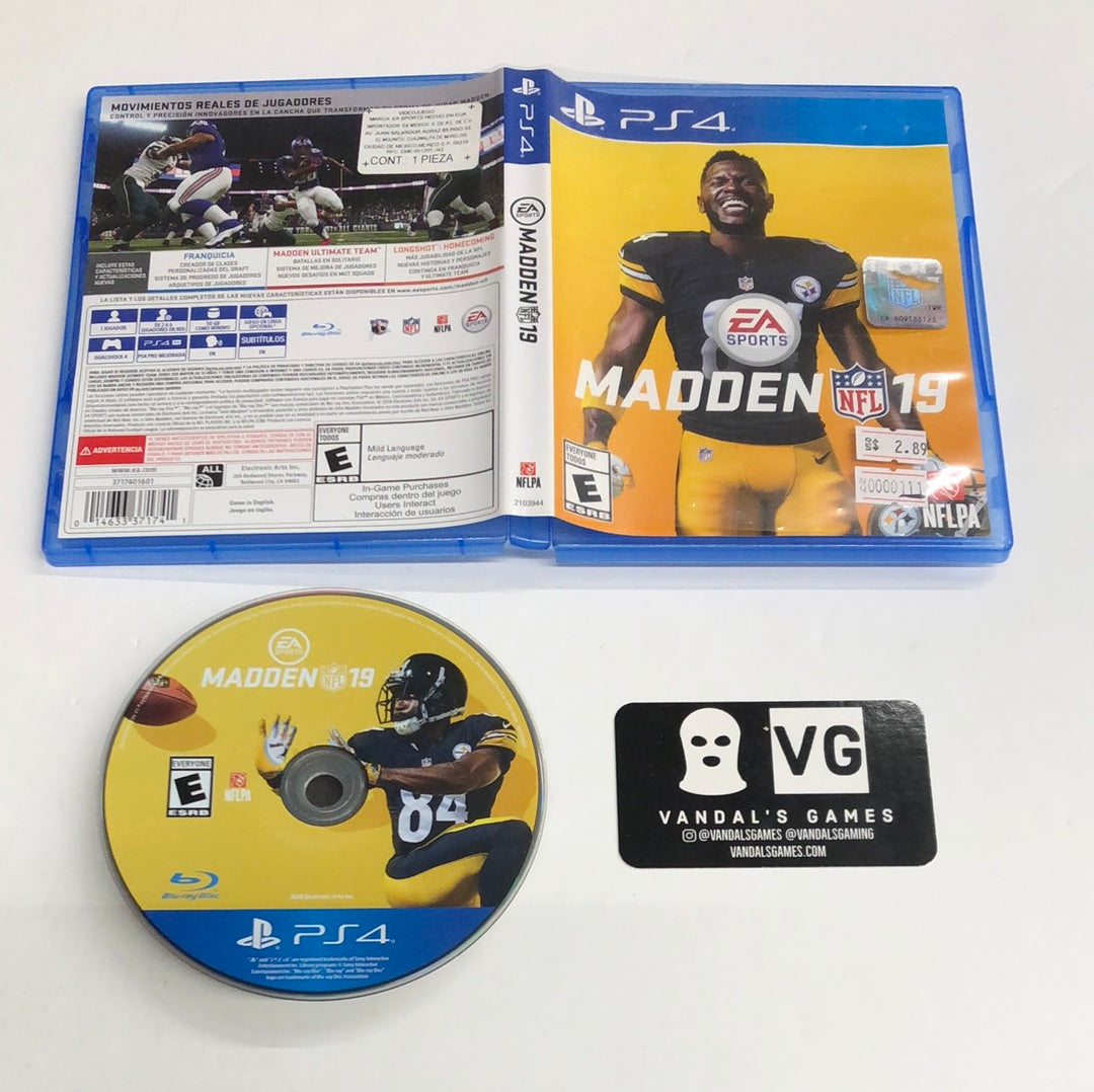 Ps4 - Madden NFL 19 Sony PlayStation 4 With Case #111