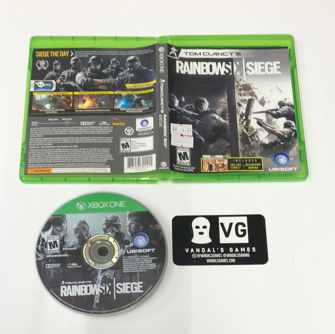 Xbox One - Tom Clancy's Rainbox Six Siege Microsoft Xbox One W/ Case #111