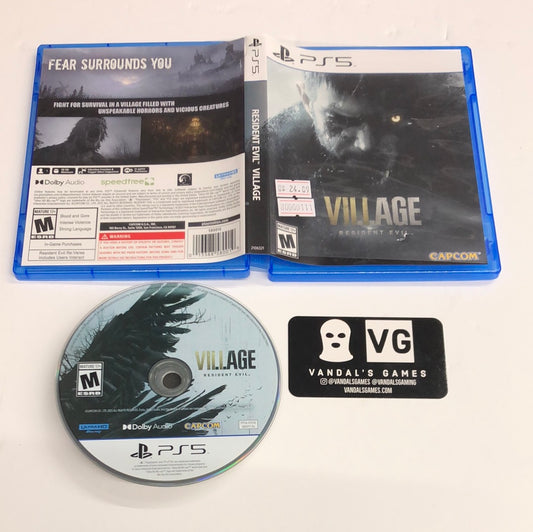 Ps5 - Resident Evil VIII Village Sony PlayStation 5 w/ Case #111