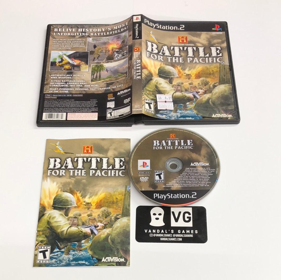 Ps2 - The History Channel Battle For the Pacific Sony PlayStation 2 Complete #111