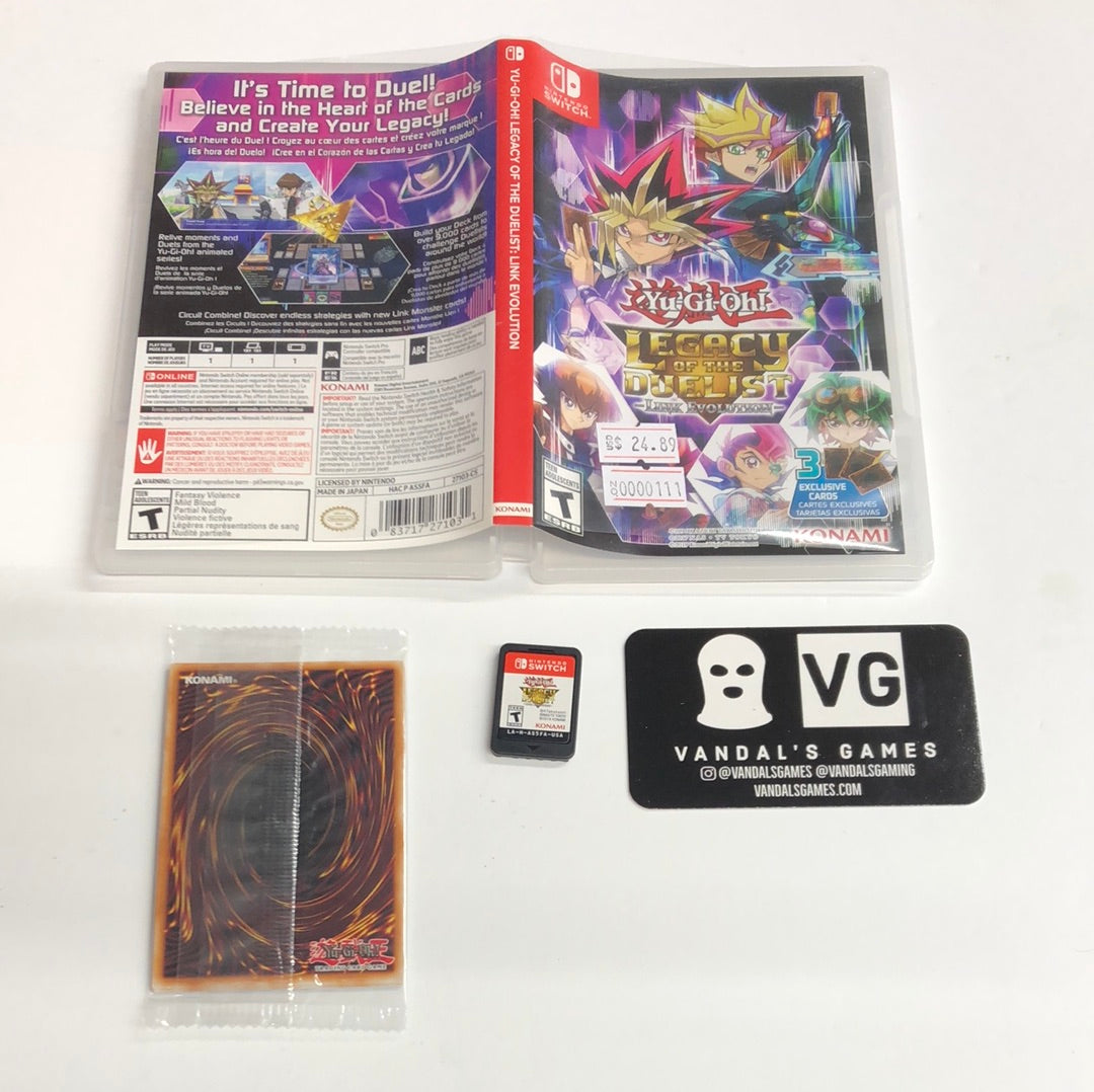 Switch - Yu-Gi-Oh! Legacy of the Duelist Link Evolution Nintendo w/ New Cards #111