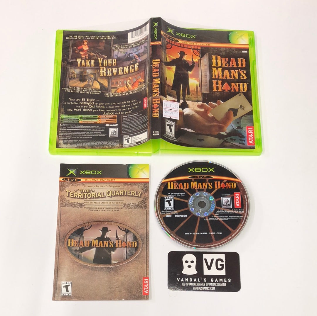 Xbox - Dead Man's Hand Microsoft Xbox Complete #111