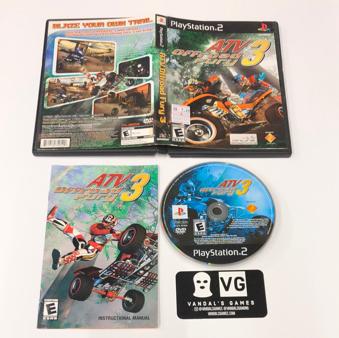Ps2 - ATV Offroad Fury 3 Sony PlayStation 2 Complete #111