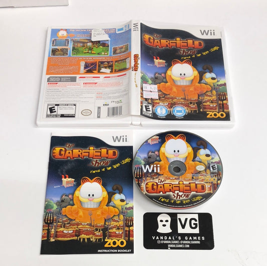 Wii - Garfield Show Threat of the Space Lasagna Nintendo Wii Complete #111
