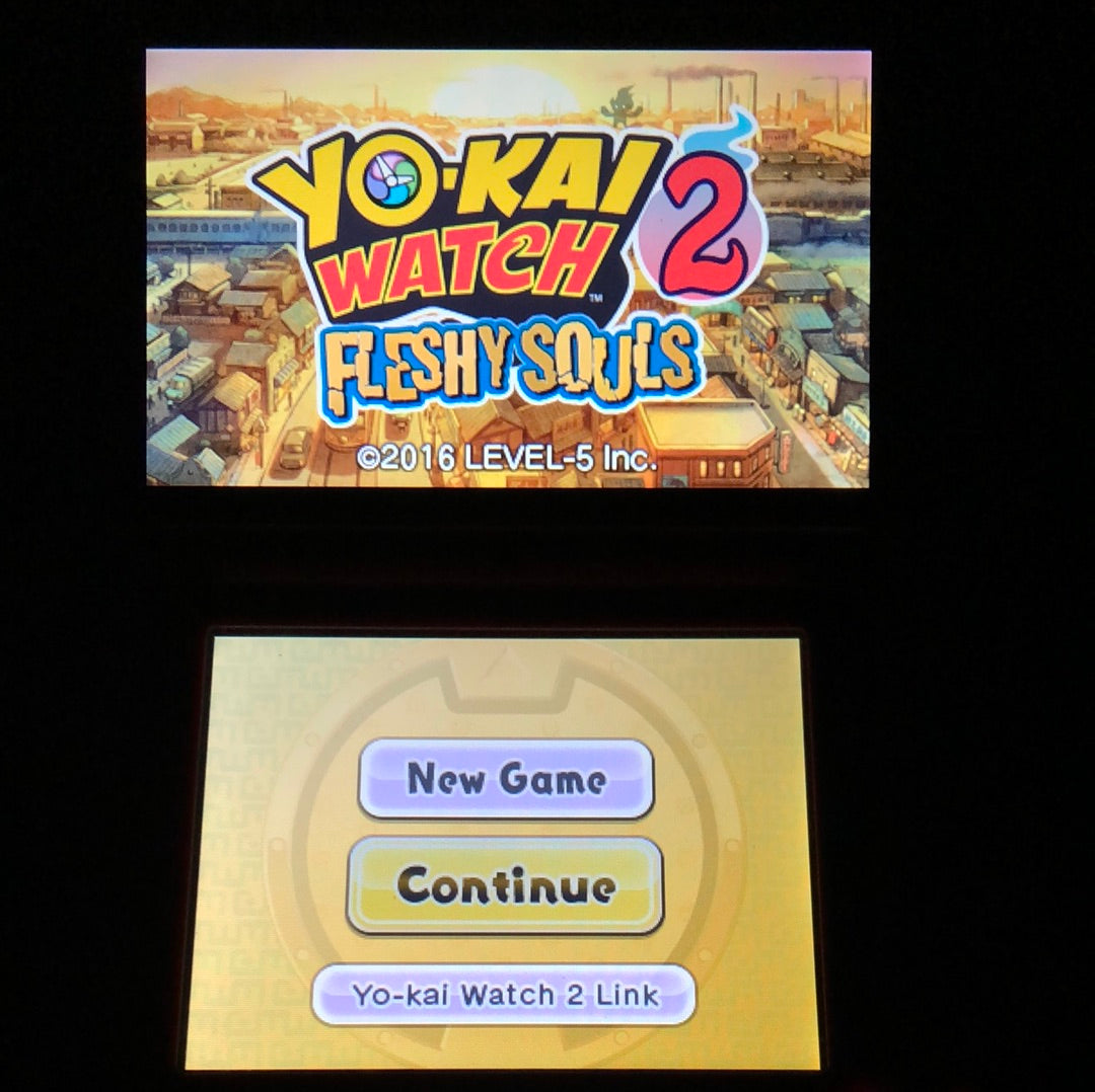 3ds - Yo Kai Watch 2 Fleshy Souls Nintendo 3ds Complete #1213