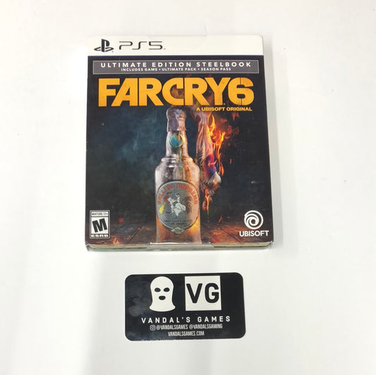 Ps5 - Far Cry 6 Ultimate Edition Steelbook Sony PlayStation 5 Brand New #111