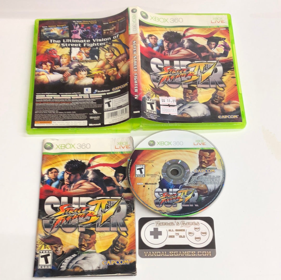 Xbox 360 - Super Street Fighter IV Microsoft Xbox 360 Complete #111