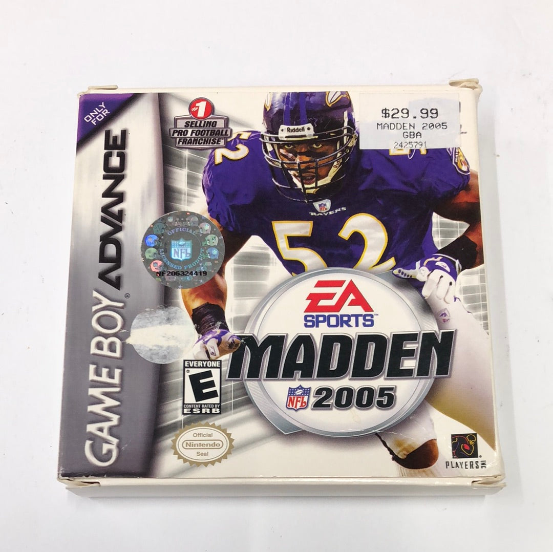 GBA - Madden NFL 2005 Nintendo Gameboy Advance Complete #1577