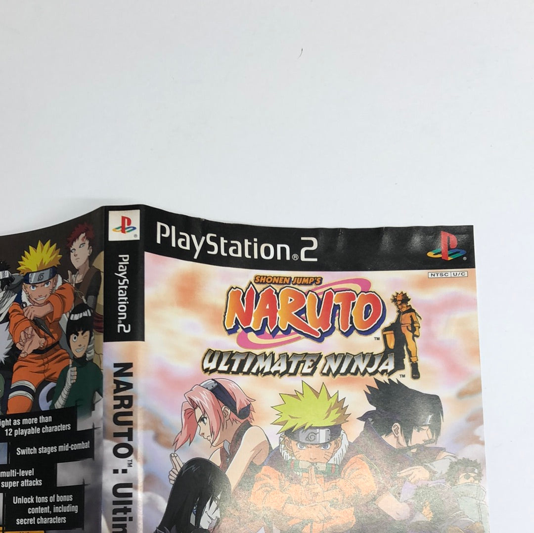 Ps2 - Naruto Ultimate Ninja w/ Trading Card Sony PlayStation 2 Complete  #1184