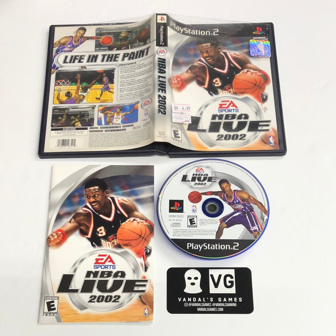 Ps2 - NBA Live 2002 Sony PlayStation 2 Complete #111