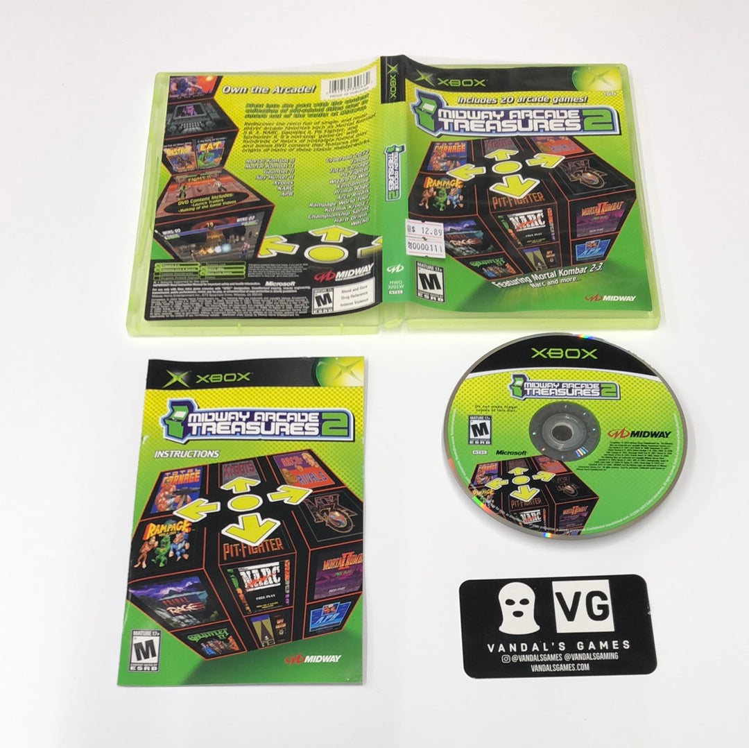 Xbox - Midway Arcade Treasures 2 Microsoft Xbox Complete #111