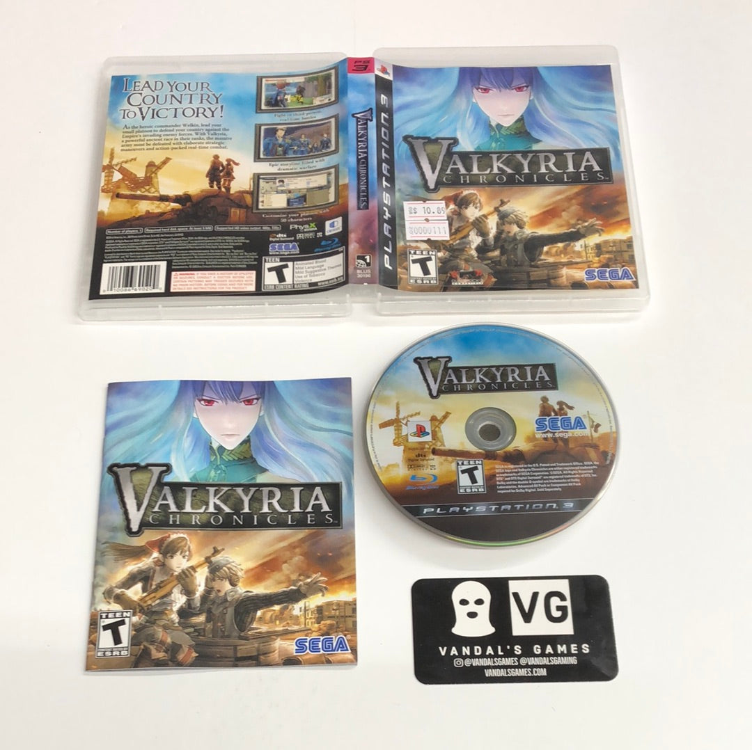 Ps3 - Valkyria Chronicles Sony PlayStation 3 Complete #111