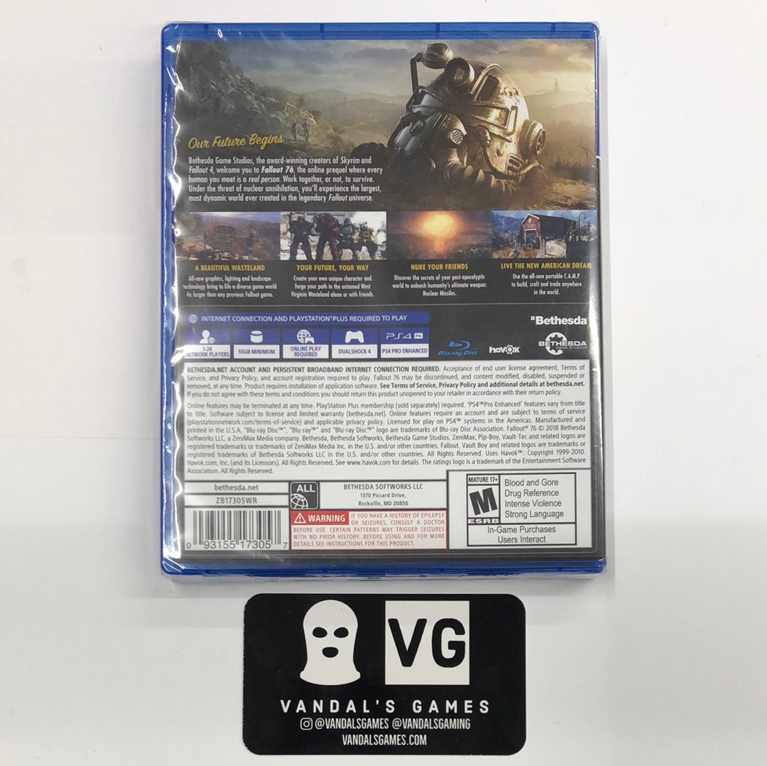 BRAND NEW SEALED! PS4 Fallout 76: Wastelanders for PlayStation 4