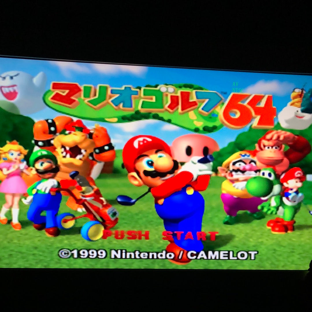 N64 - Mario Golf Japan Version Nintendo 64 Cart Only #1488