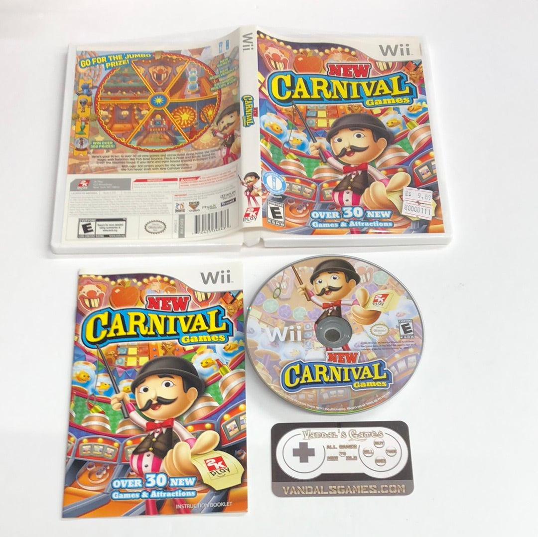 Wii - New Carnival Games Nintendo Wii Complete #111