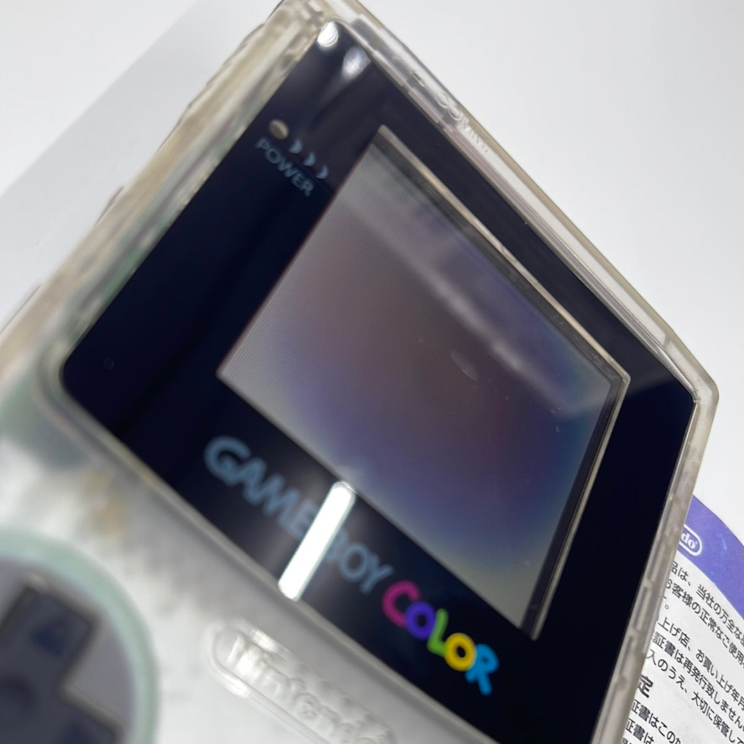 GBC - Clear Console Nintendo Gameboy Color Japan Tested #552