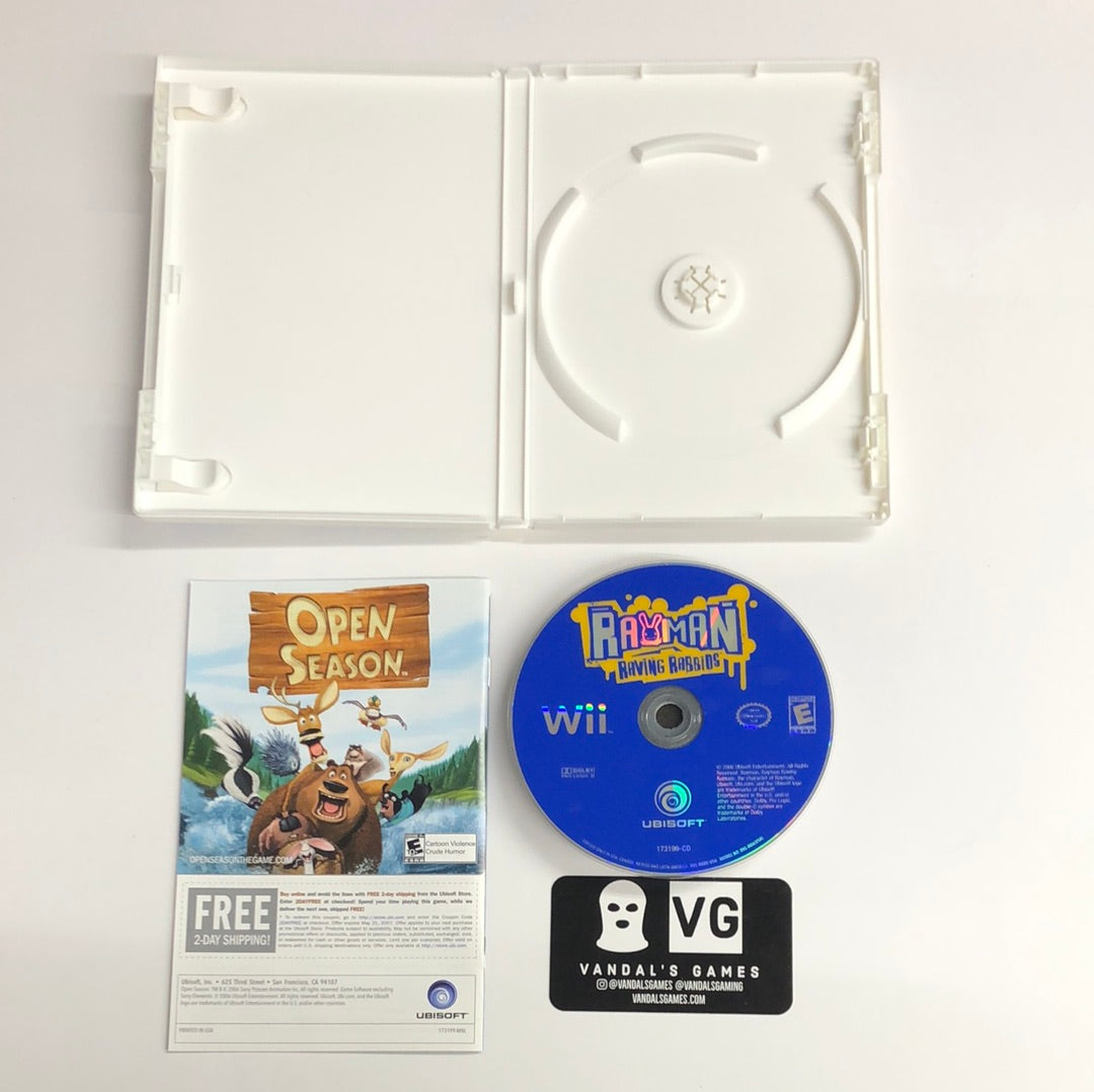 Wii - Rayman Raving Rabbids Nintendo Wii Complete #111