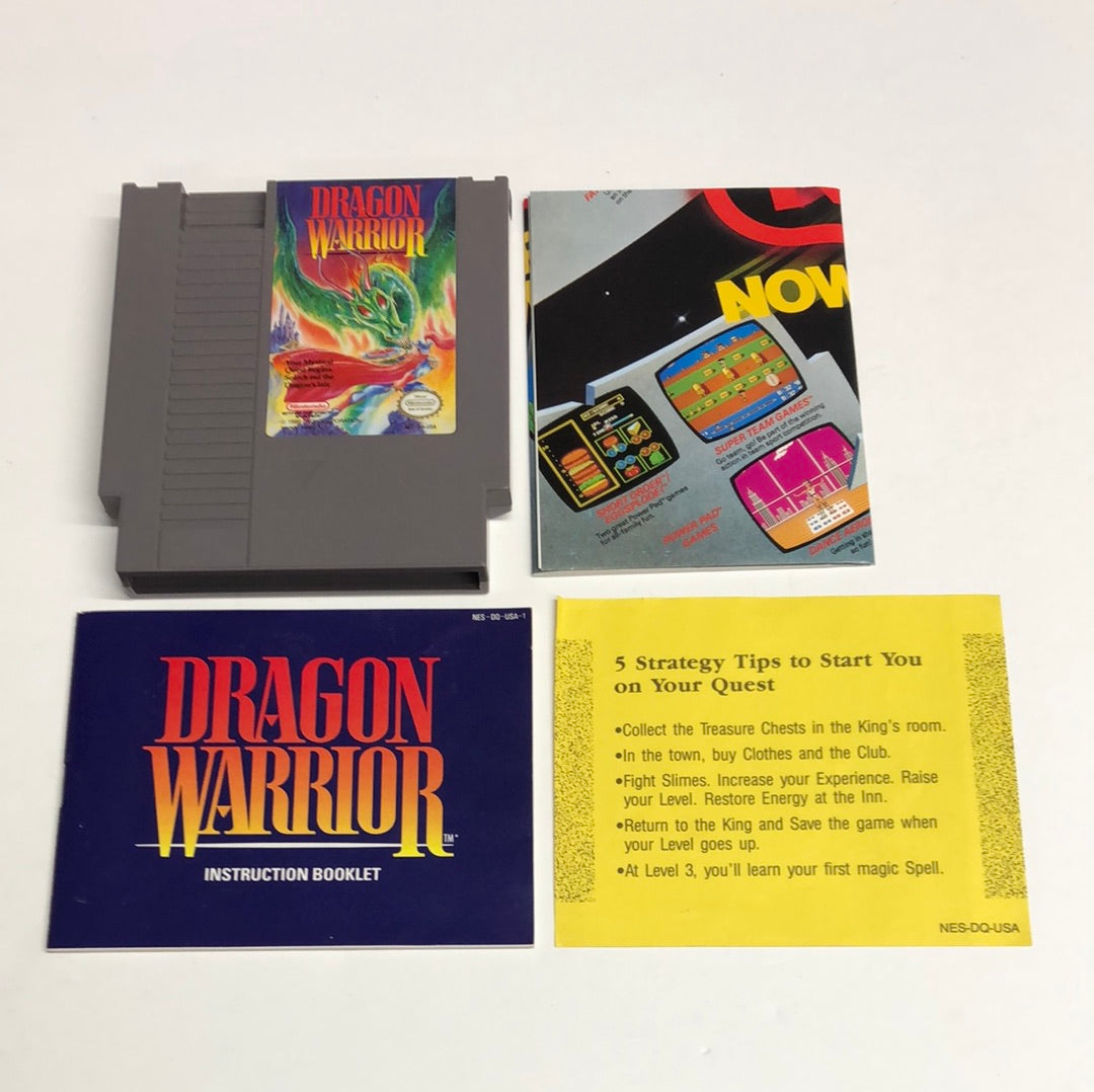 Nes - Dragon Warrior Nintendo Entertainment System Complete #1205