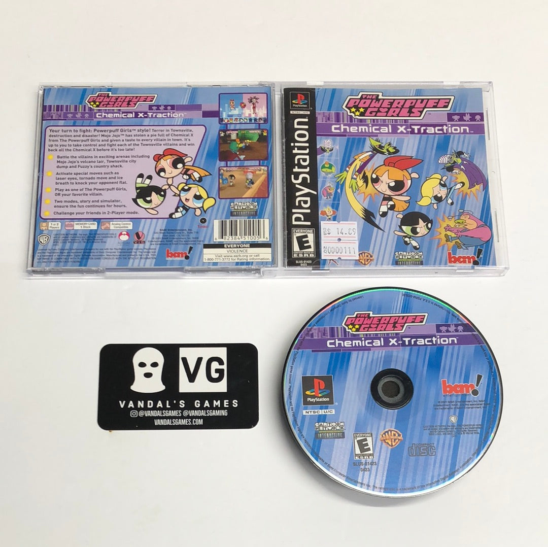 Ps1 - The Powerpuff Girls Chemical X-Traction New Case PlayStation 1 Complete #111