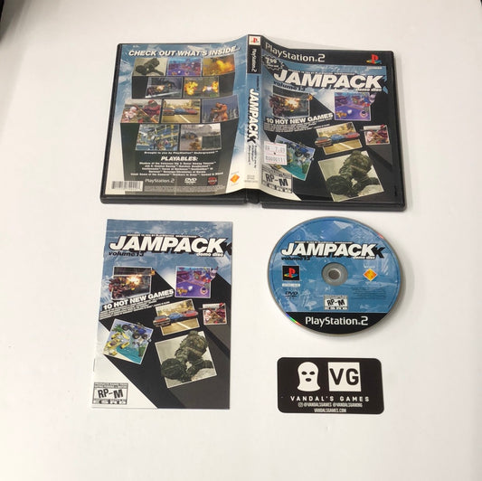 Ps2 - Jampack Demo Disc Volume 13 Blue Case Sony PlayStation 2 Complete #111