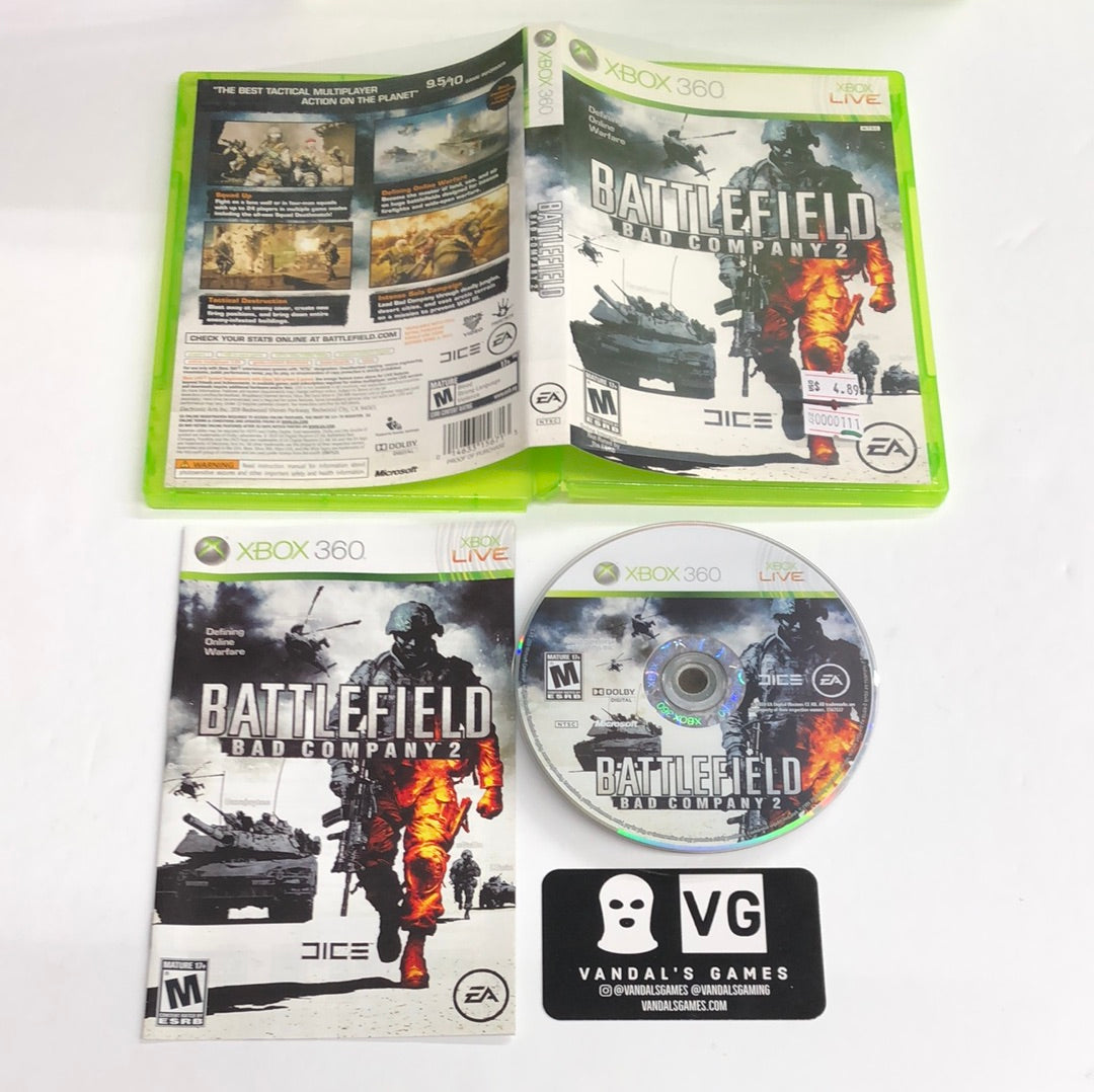 Xbox 360 - Battlefield Bad Company 2 Microsoft Xbox 360 Complete #111