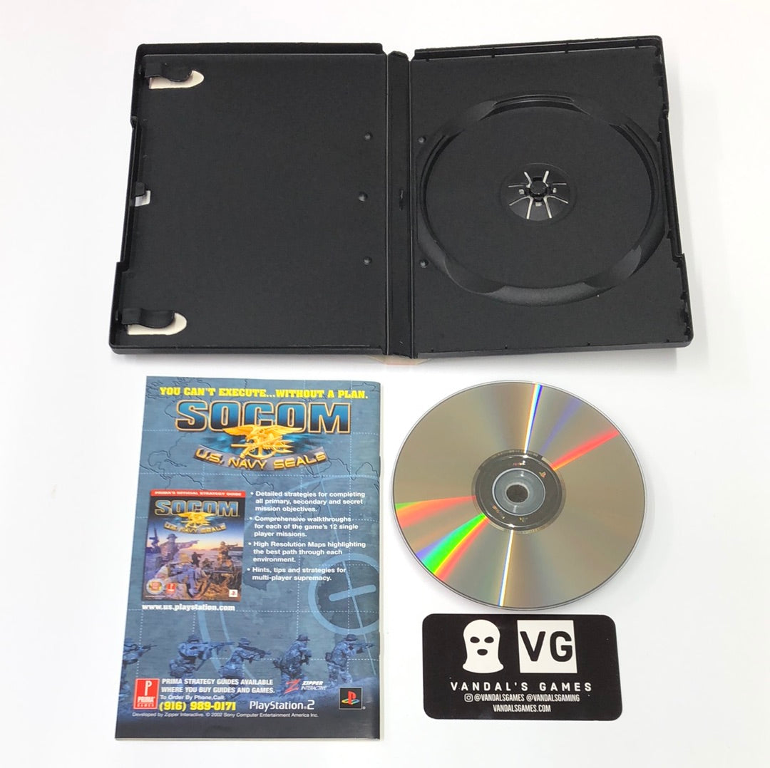 Ps2 - Socom U.S. Navy Seals Greatest Hits Sony PlayStation 2 Complete #111