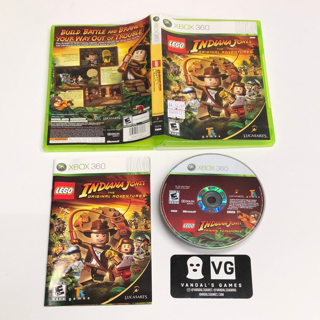 Xbox 360 - Lego Indiana Jones the Original Adventures Microsoft Complete #111