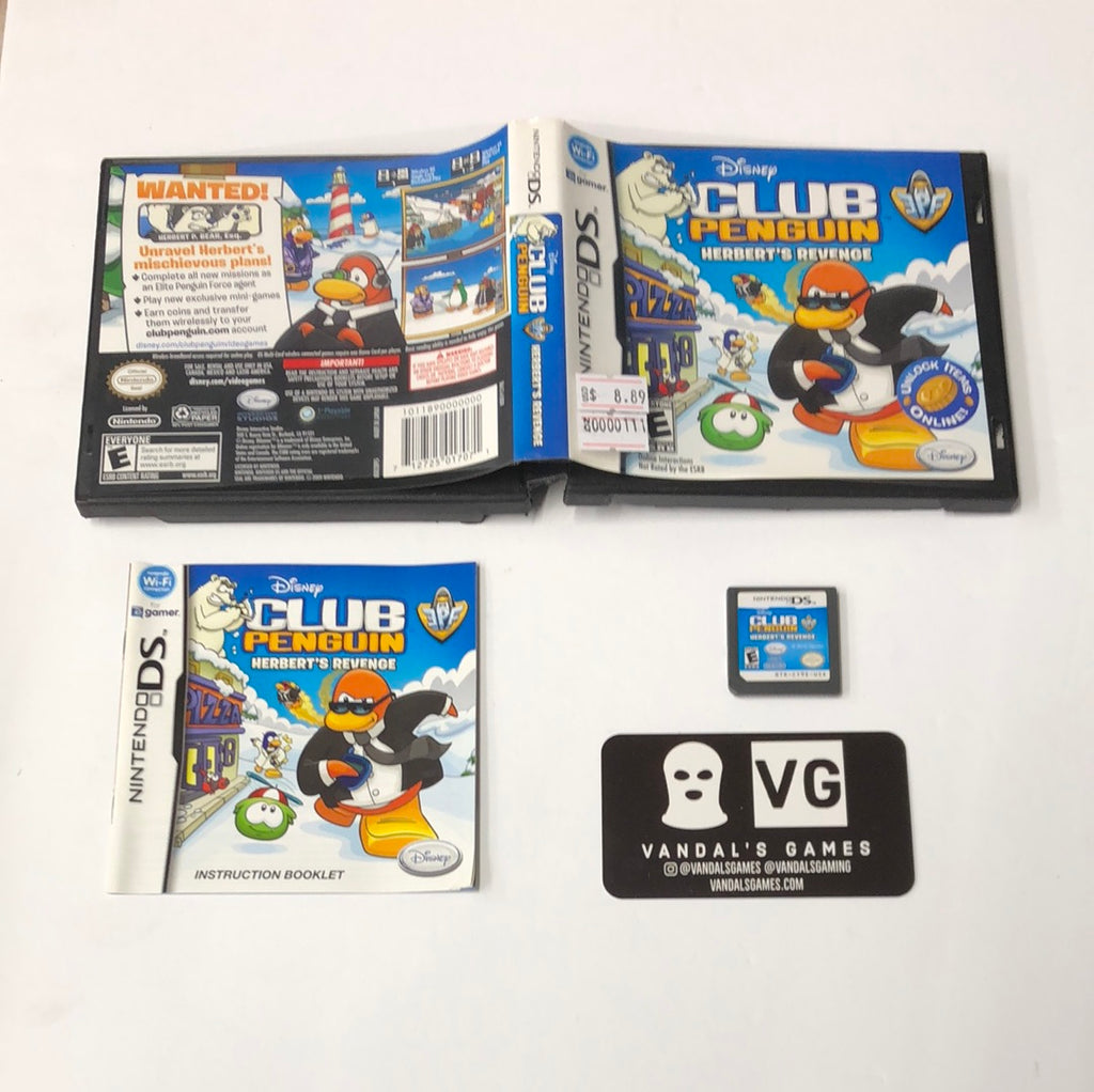 Ds - Club Penguin Herbert's Revenge Nintendo Ds Complete #111