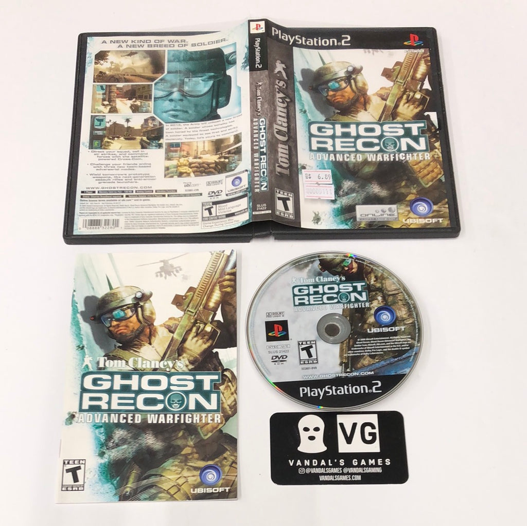 Usado: Jogo Tom Clancy's Ghost Recon: Advanced Warfighter - PS2 no Shoptime