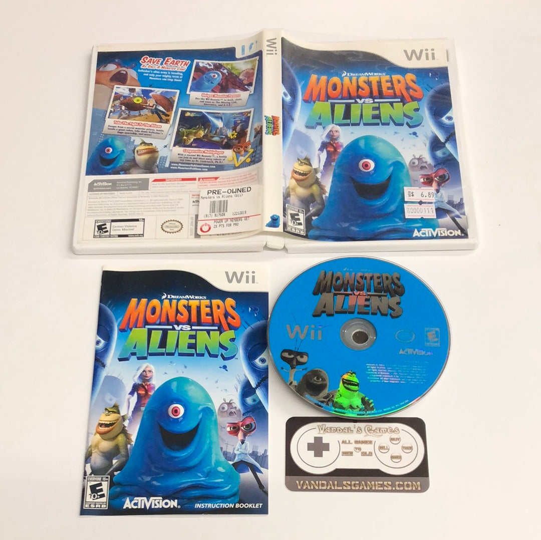 Wii - Monsters Vs Aliens Nintendo Wii Complete #111