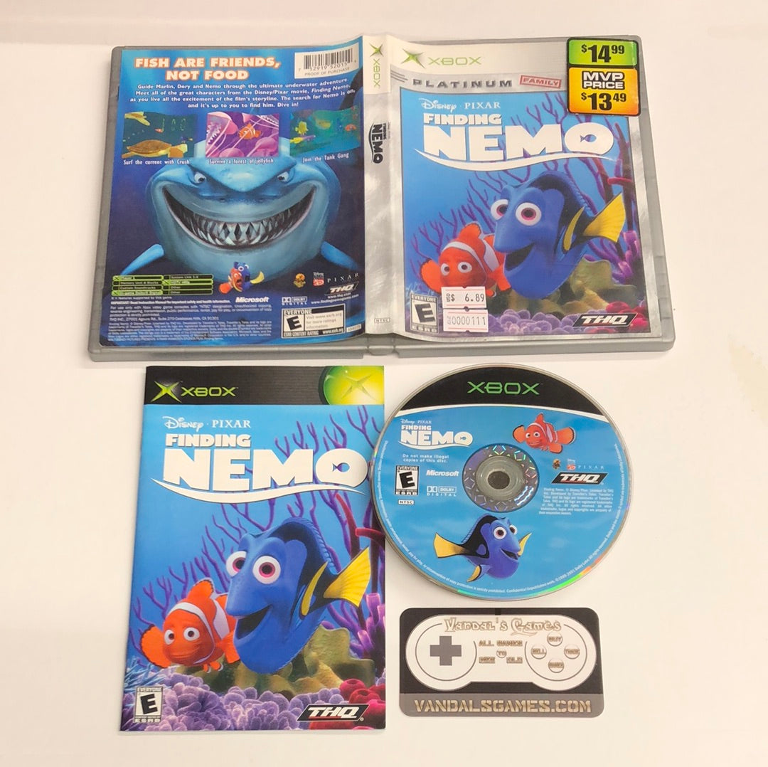 Xbox - Finding Nemo Platinum Hits Microsoft Xbox Complete #111
