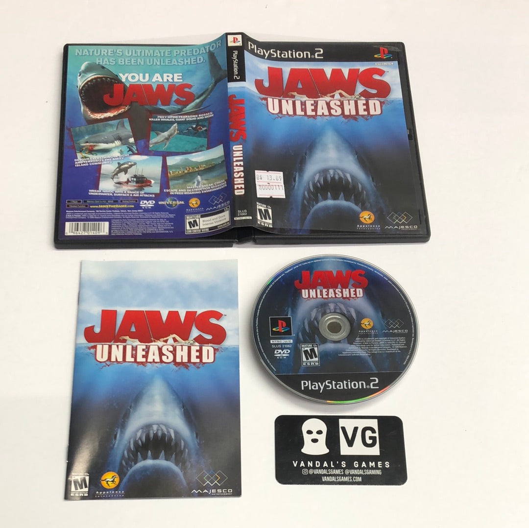 Ps2 - Jaws Unleashed Sony PlayStation 2 Complete #111