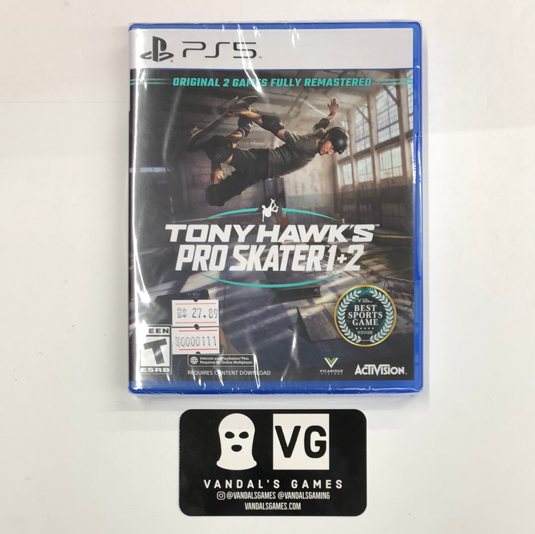 Ps5 - Tony Hawk's Pro Skater 1 + 2 Sony PlayStation 5 Brand New #111