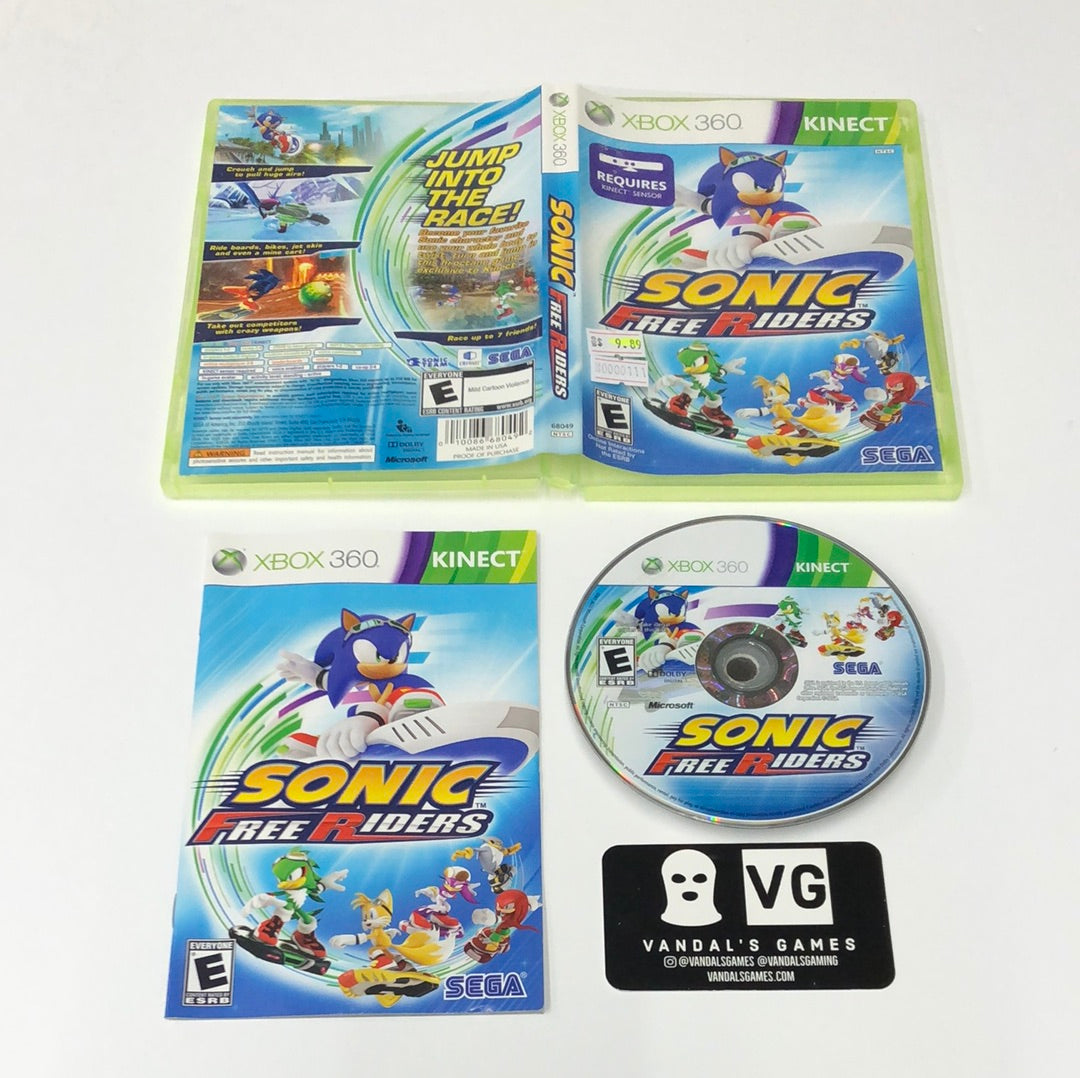 Xbox 360 - Sonic Free Riders Microsoft Xbox 360 Complete #111