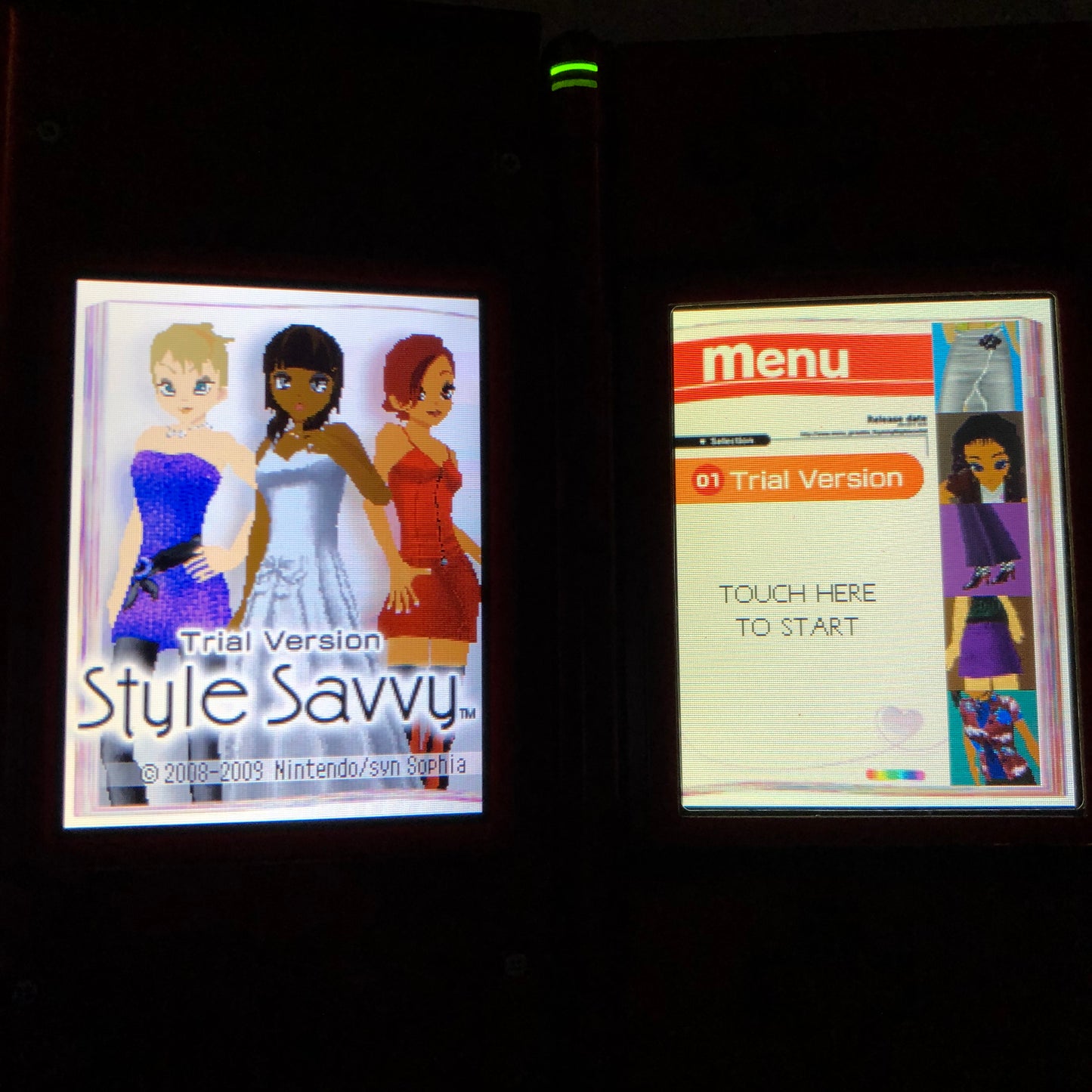 Ds - Style Savvy NFR Not For Resale Cart Only Kiosk Demo Cart Nintendo #960