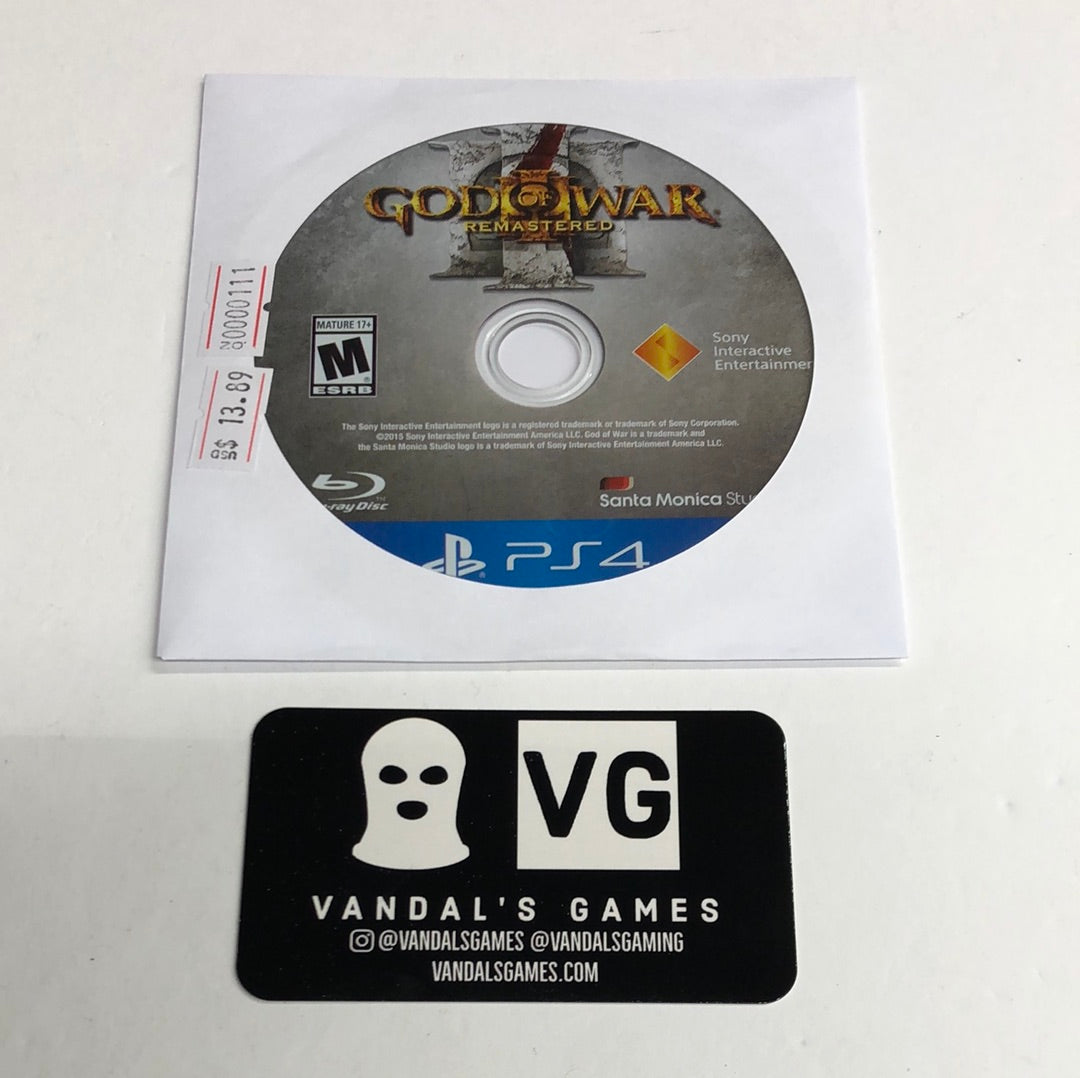 Ps4 - God of War III Remastered Sony PlayStation 4 Disc Only #111