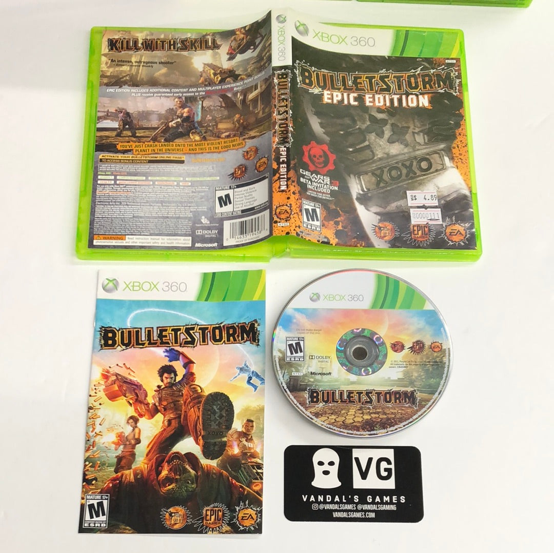 Xbox 360 - Bulletstorm Epic Edition Microsoft Xbox 360 Complete #111
