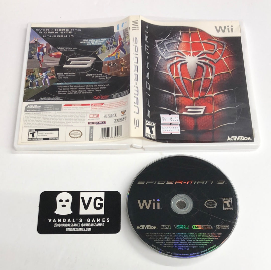 Wii - Spider-man 3 Nintendo Wii Wth Case #111