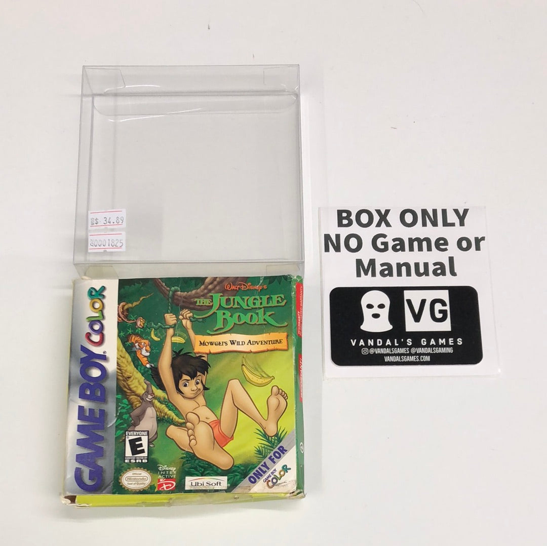 GBC - The Jungle Book Mowgli's Wild Adventure Nintendo Gameboy Color Box #1825