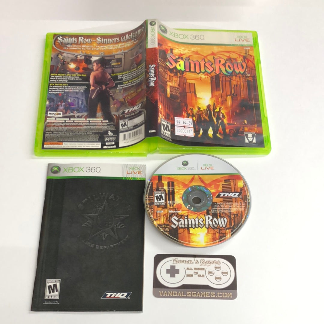 Xbox 360 - Saints Row Microsoft Xbox 360 Complete #111
