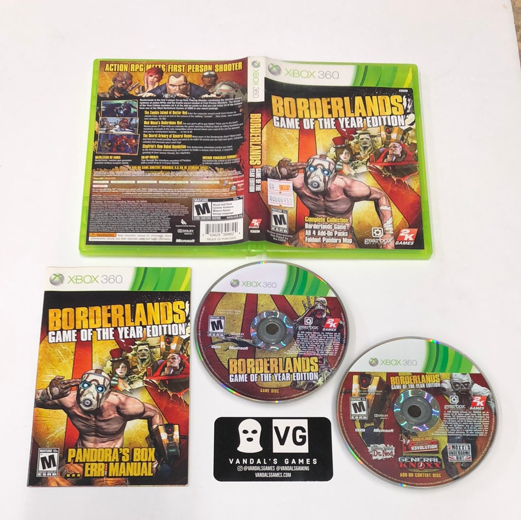 Borderlands Game Of The Year Edition Seminovo – Xbox 360 - Stop