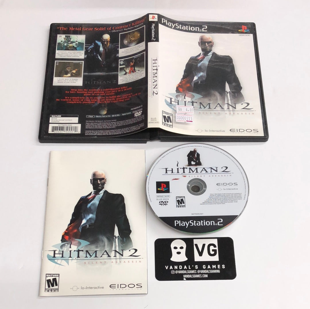 Ps2 - Hitman 2 Silent Assassin Sony PlayStation 2 Complete #111