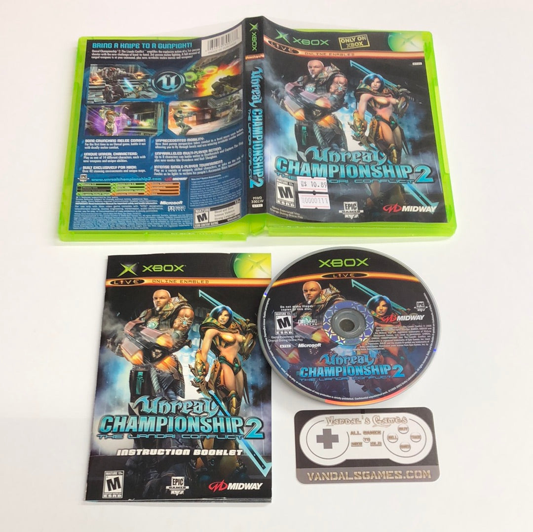 Xbox - Unreal Championship 2 The Liandri Conflict Microsoft Xbox Complete #111