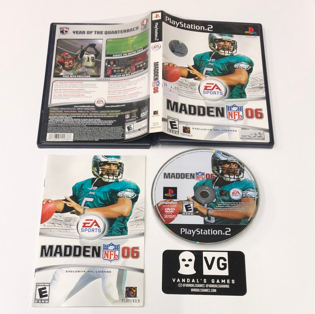 MADDEN NFL 06 (Sony PlayStation 2/PS2, 2005) COMPLETE! $4.49 - PicClick