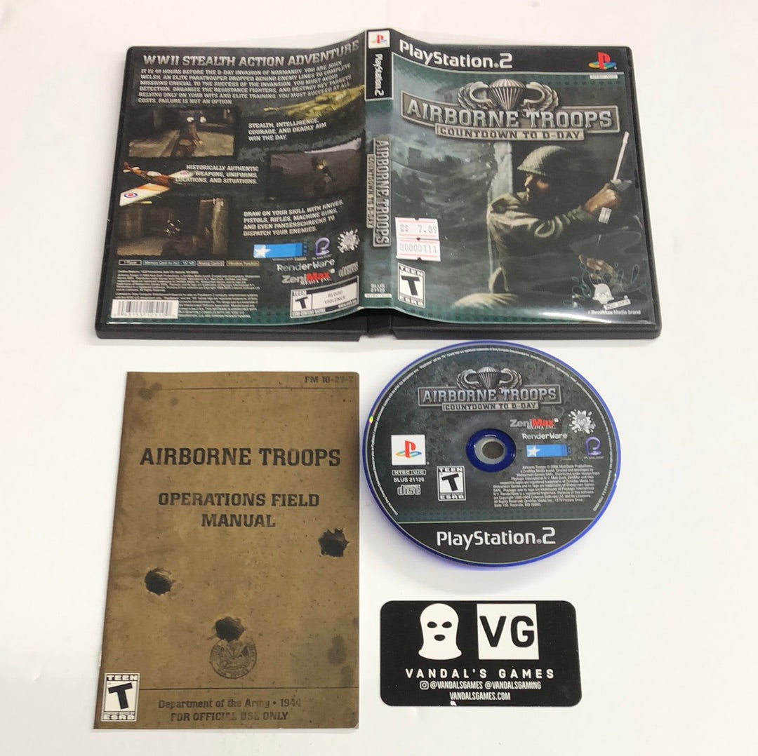 Ps2 - Airborne Troops Countdown to D-day Sony PlayStation 2 Complete #111