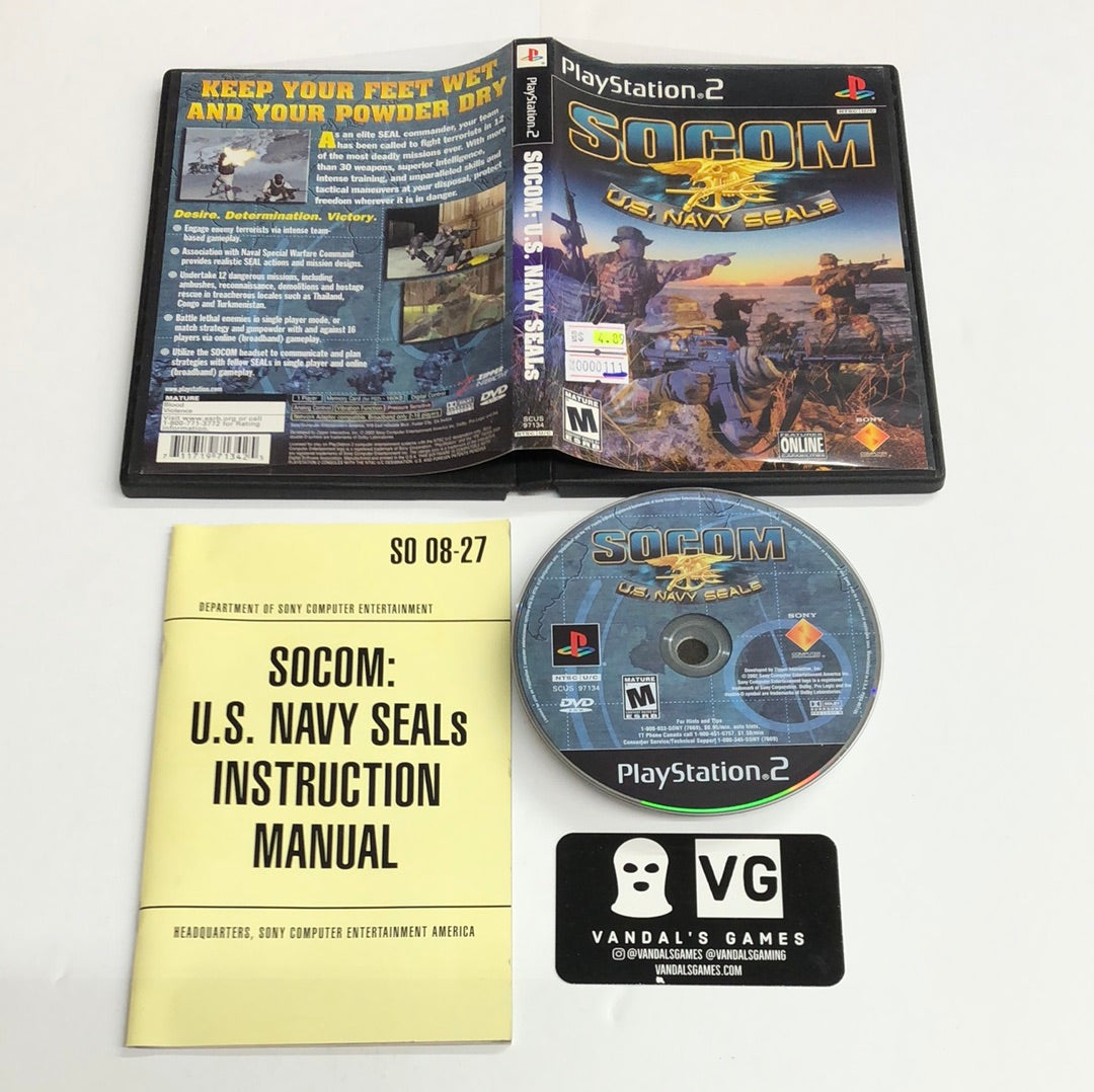 PS2 - Socom U.S. Navy Seals Sony PlayStation 2 Complete #111