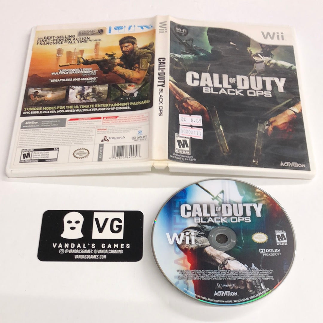 Wii - Call of Duty Black Ops Nintendo Wii With Case #111