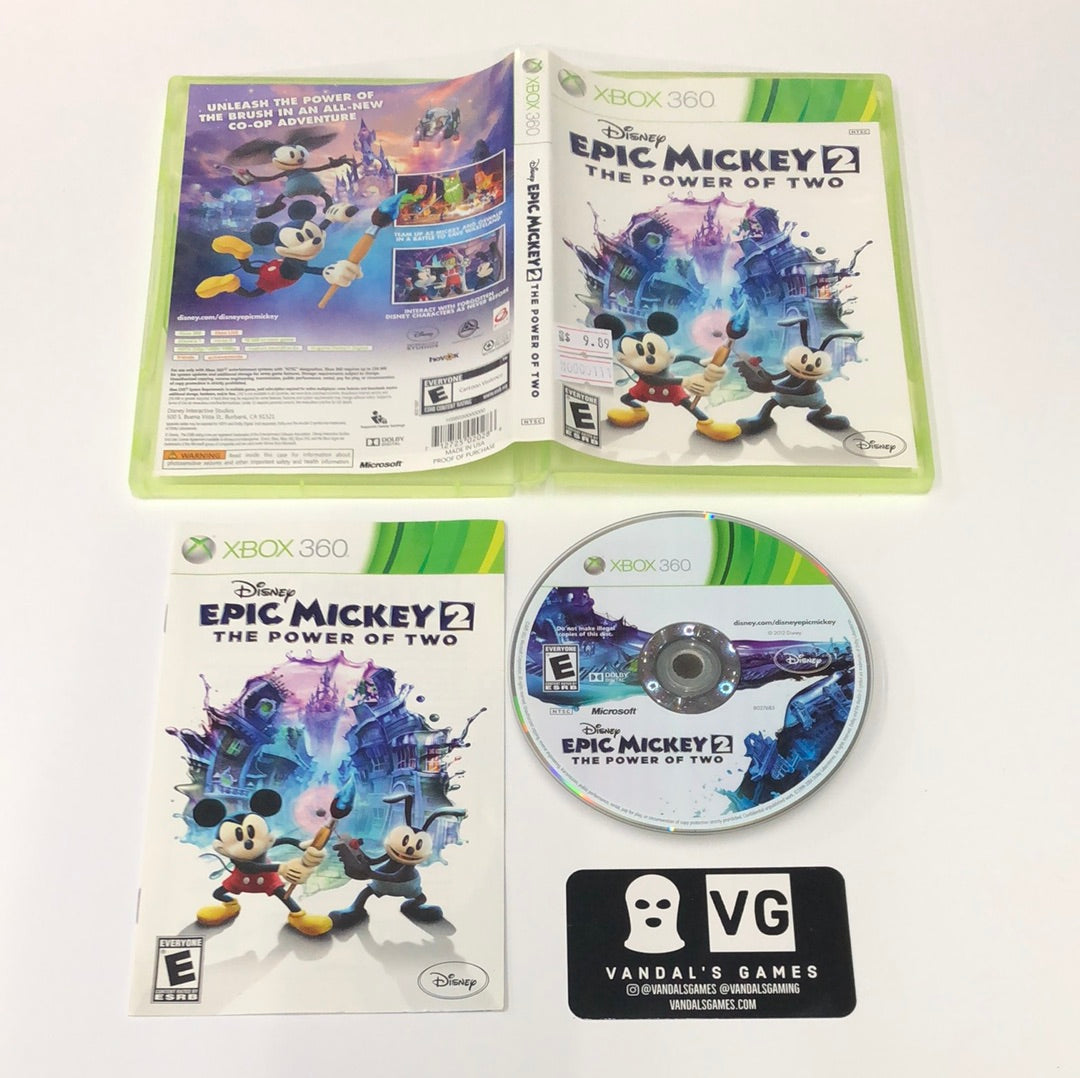 Xbox 360 - Epic Mickey 2 The Power of Two Microsoft Xbox 360 Complete #111